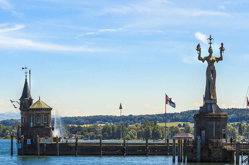 Konstanz am Bodensee in Baden-Württemberg