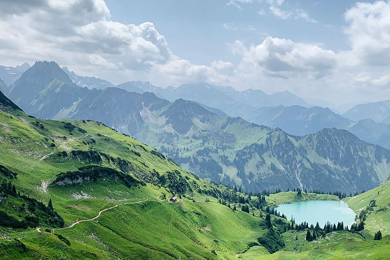 Oberstdorf im Allgäu in Bayern