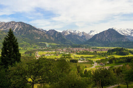 Oberstdorf im Allgäu in Bayern