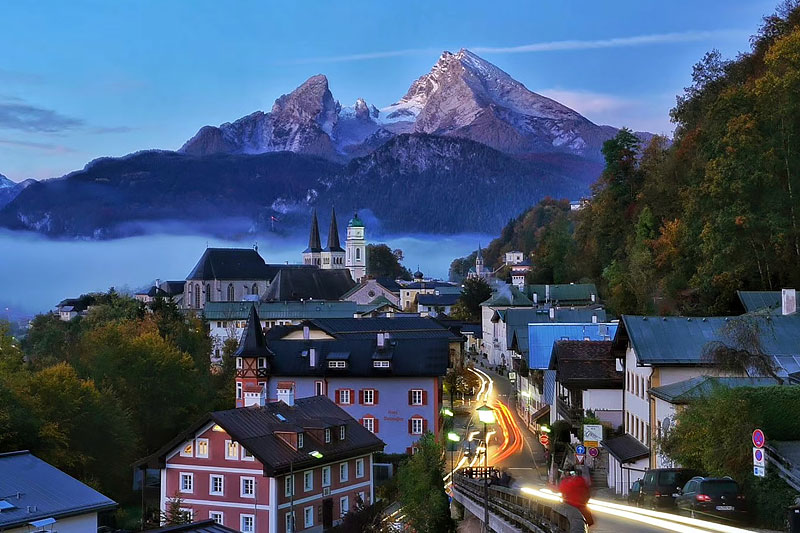 Königssee im Berchtesgadener Land in Bayern