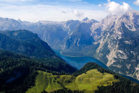 Königssee im Berchtesgadener Land in Bayern