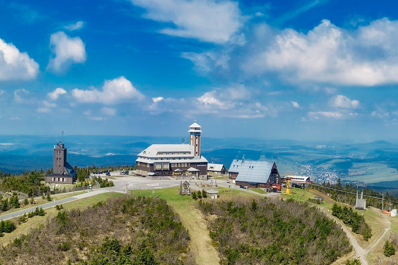 Oberwiesenthal im Erzgebirge in Sachsen