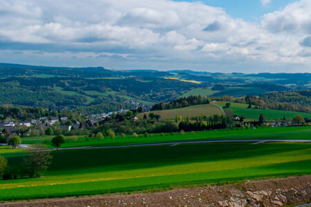 Oberwiesenthal im Erzgebirge in Sachsen