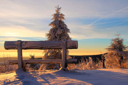 Oberwiesenthal im Erzgebirge in Sachsen