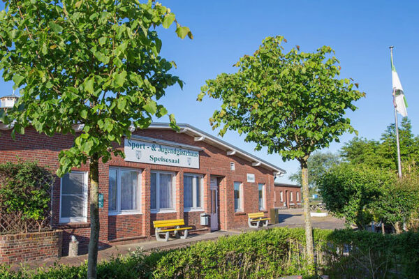 Gästehaus auf der Insel Borkum in der Nordsee