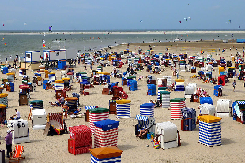 Insel Borkum in der Nordsee