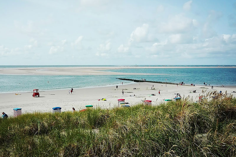 Insel Borkum in der Nordsee