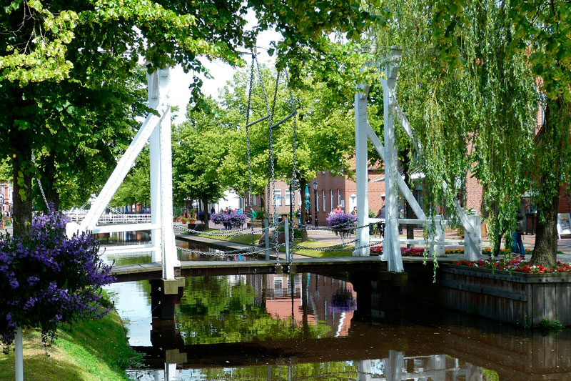 Papenburg im Emsland an der Nordsee