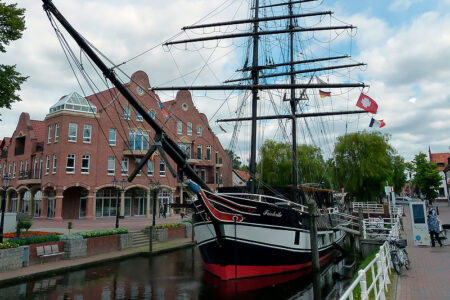 Papenburg im Emsland an der Nordsee