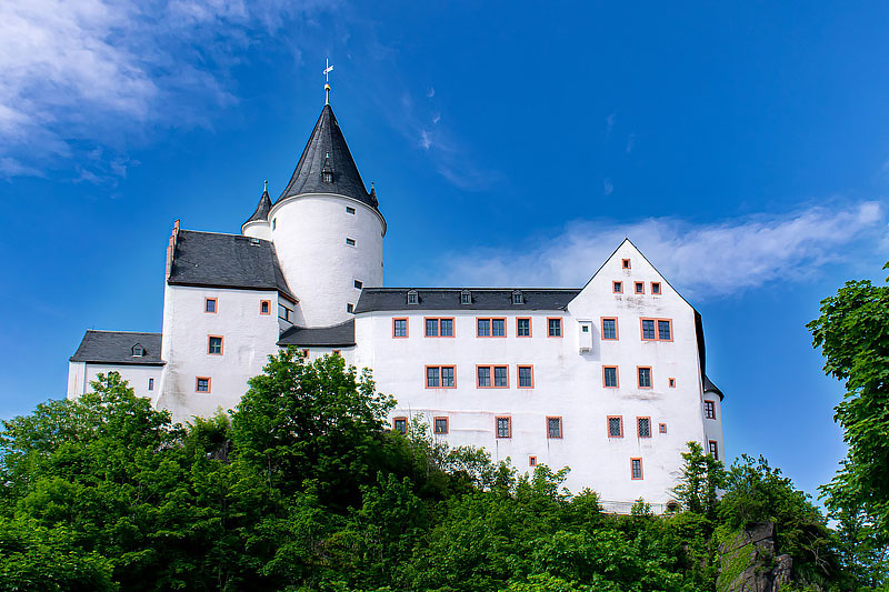 Schneeberg im Erzgebirge in Sachsen