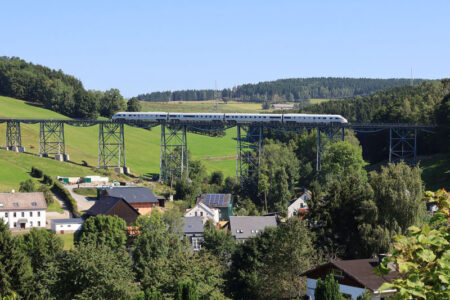 Schneeberg im Erzgebirge in Sachsen