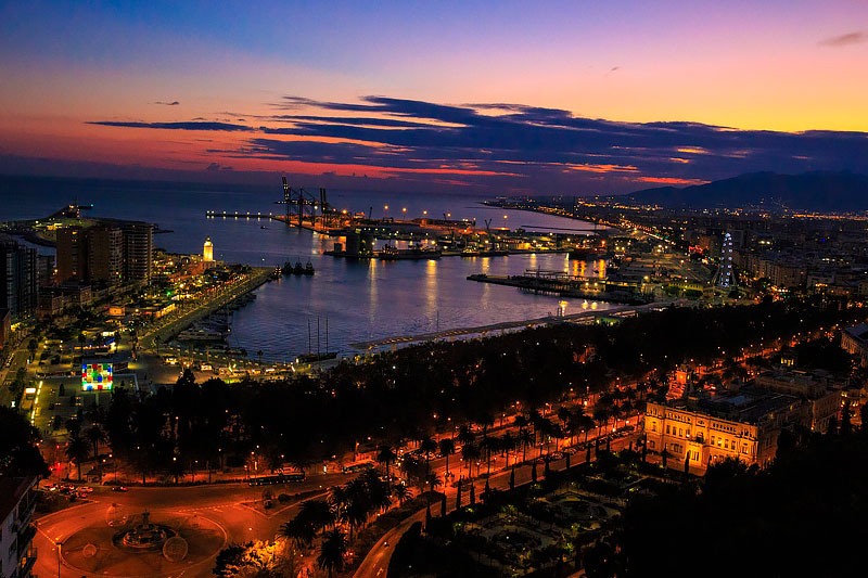 Malaga in Spanien