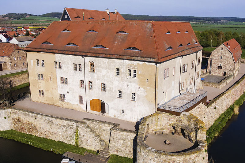 Wasserburg Heldrungen in Thüringen